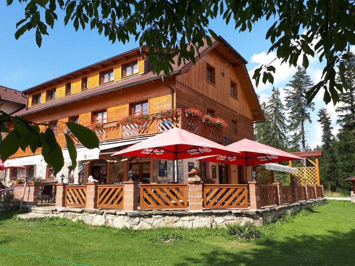 Penzion Planicka Černá v Pošumaví Esterno foto